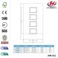 JHK-011 Norte de Europa Oficina de construcción de apartamentos baratos precio chapa de piel de puerta moldeada con EV ASH Panel de puerta de medio